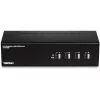 Przełącznik KVM Trendnet TK-440DP Czarny Srebrny