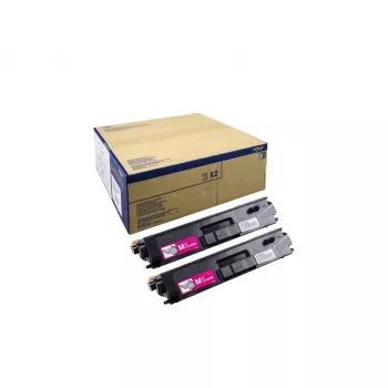 Kaseta z tonerem Brother TN-900MTWIN magenta, oryginalna, 2 szt., laserowa, wydajność 12000 stron