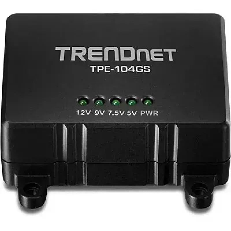 Rozgałęźnik sieciowy Trendnet TPE-104GS Czarny Power over Ethernet PoE
