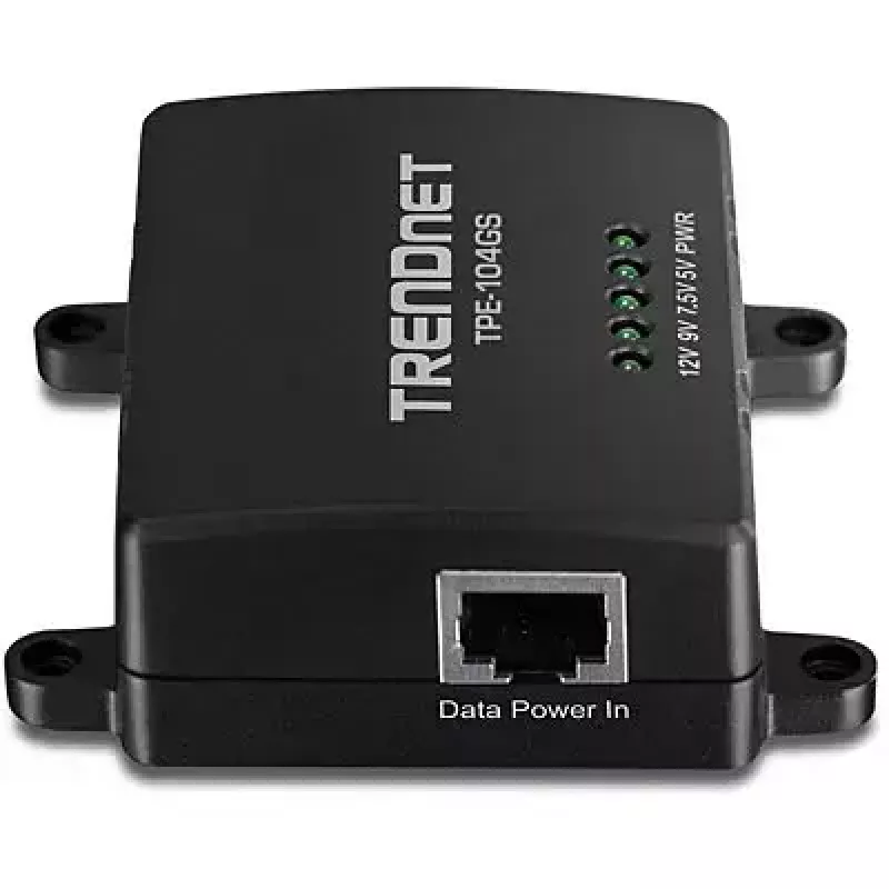 Rozgałęźnik sieciowy Trendnet TPE-104GS Czarny Power over Ethernet PoE