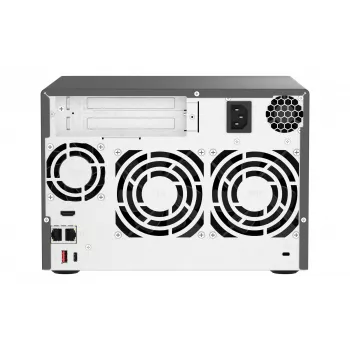 QNAP TVS-h674 NAS Tower Intel® Core™ i3 i3-12100 16 GB DDR4 0 TB QuTS hero Czarny