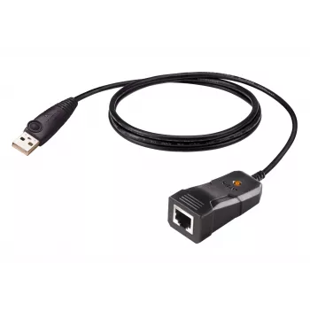 ATEN UC232BF przewód szeregowy Czarny 1,2 m USB Typ-A RJ-45