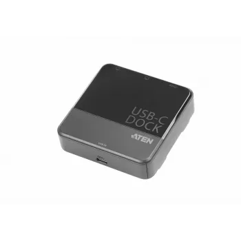 ATEN UH3233 Przewodowy USB 3.2 Gen 1 (3.1 Gen 1) Type-C Czarny