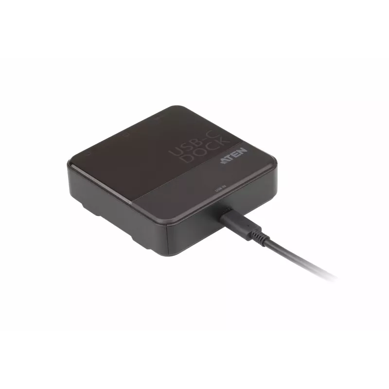 ATEN UH3233 Przewodowy USB 3.2 Gen 1 (3.1 Gen 1) Type-C Czarny