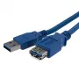 StarTech.com 1m Niebieski SuperSpeed USB 3.0 Przedłużacz A-A - M/F