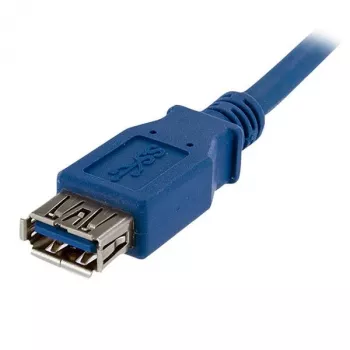 StarTech.com 1m Niebieski SuperSpeed USB 3.0 Przedłużacz A-A - M/F