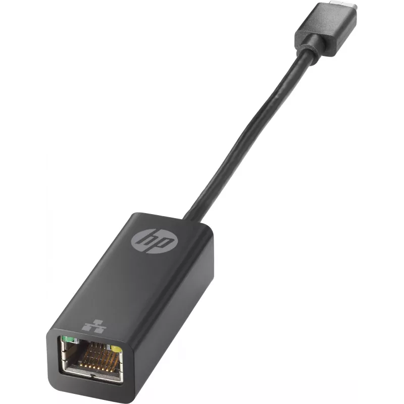 HP USB-C do RJ45 Adapter, USB Type-C, RJ-45, Męskie, Czarny, Biznes, Windows 10, Windows 7, Windows 8, Windows 8.1