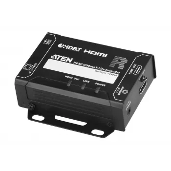 Odbiornik ATEN HDMI tylko przez 1 kabel CAT5e/6 (70 m), 4K / HDBaseT-Lite (klasa B)