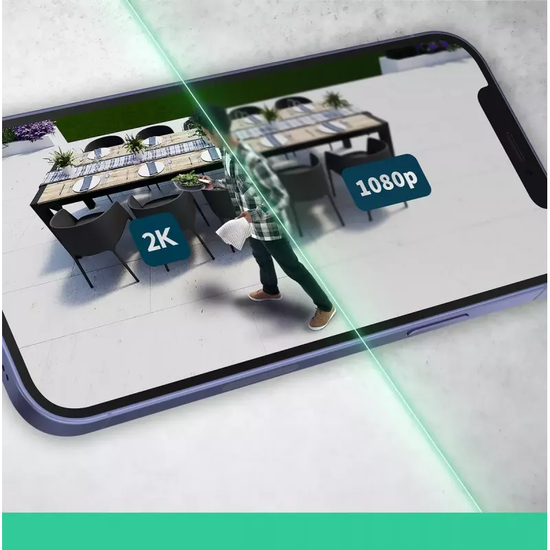 Kamera IP Arlo Essential 2K 2560 x 1440 Bezprzewodowa Wewnętrzna/Zewnętrzna