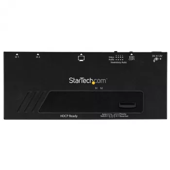 Przełącznik HDMI 2-portowy StarTech.com z automatycznym i priorytetowym przełączaniem - 1080p