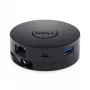 DELL DA300 Przewodowy USB 3.2 Gen 2 (3.1 Gen 2) Type-C Czarny