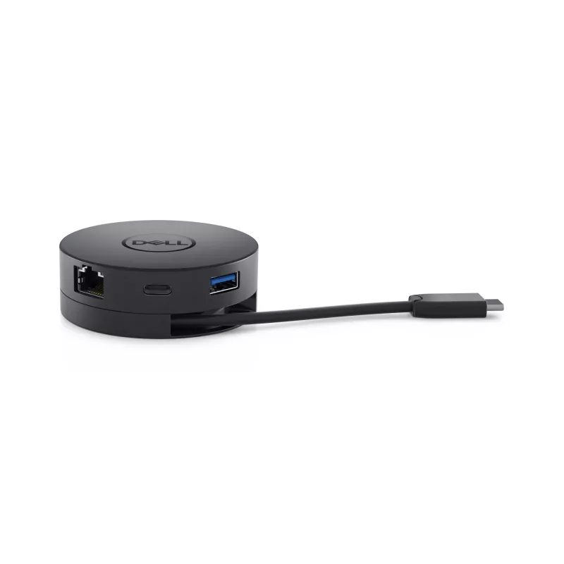 DELL DA300 Przewodowy USB 3.2 Gen 2 (3.1 Gen 2) Type-C Czarny