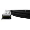 Kabel DAC BlueOptics X4DACBL3-BL 3m QSFP 4x SFP+ Czarny