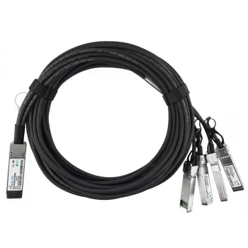 Kabel DAC BlueOptics X4DACBL3-BL 3m QSFP 4x SFP+ Czarny