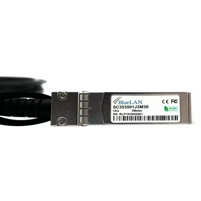 Kabel InfiniBand/światłowodowy BlueOptics XDACBL3MA-BL 3 m SFP+ Męski/Męski