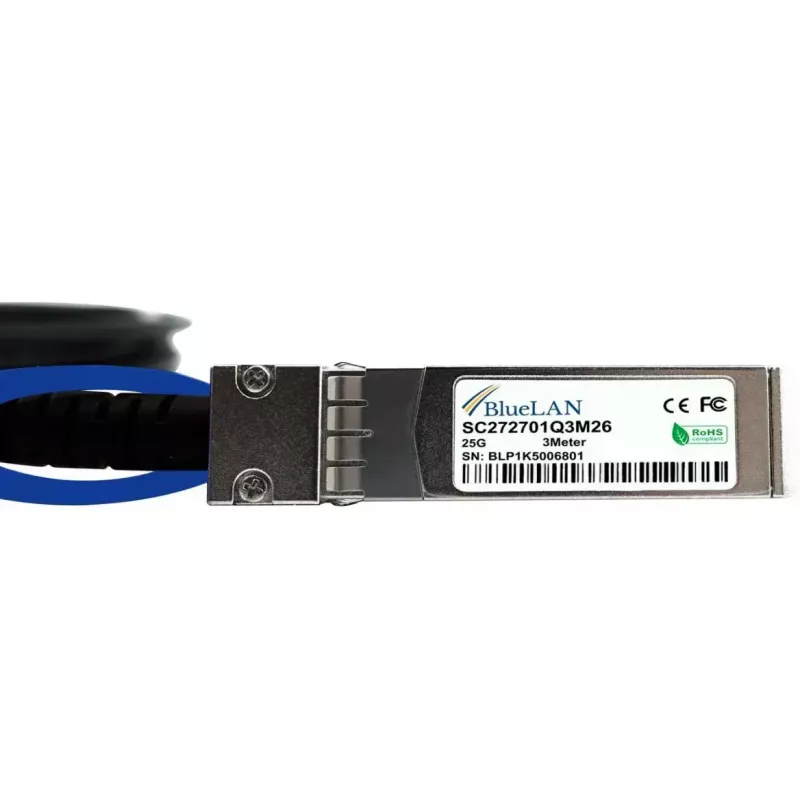 BlueOptics XXVDACBL1M-BL InfiniBand Fibre Optic kabel 1m SFP28 Male