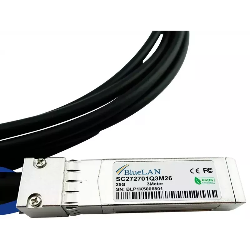 BlueOptics XXVDACBL2M-BL kabel InfiniBand/światłowodowy 2 m SFP28 czarny
