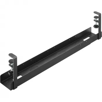 InLine Uniwersalna prowadnica kabli 3-poziomowa (80/100/120 cm) do montażu pod blatem, czarna
