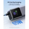Ugreen 25000mAh 200W Szybkie ładowanie powerbank Szary
