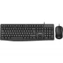 InLine Basic Desktop II, zestaw klawiatura-mysz, kabel USB, standardowy układ DE