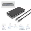Stacja dokująca ACT USB-C 4K MST do 2 monitorów HDMI, Ethernet, USB-C, 3x USB-A, PD pass-through i odłączany kabel połączeniowy o długości 1 metra