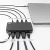 Stacja dokująca ACT USB-C 4K MST do 2 monitorów HDMI, Ethernet, USB-C, 3x USB-A, PD pass-through i odłączany kabel połączeniowy o długości 1 metra