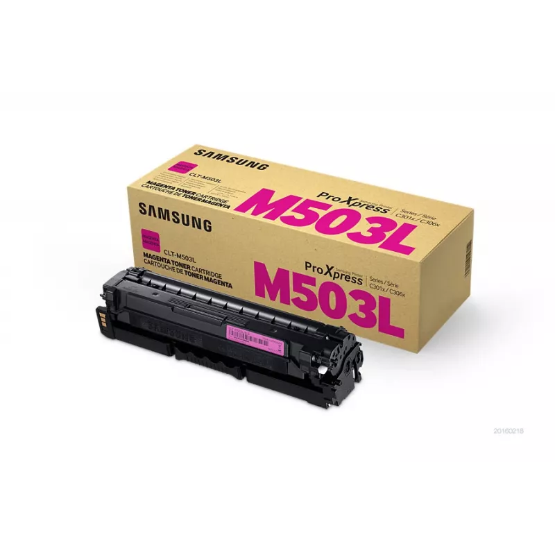 Toner Samsung CLT‑M503L magenta, oryginalny, 1 szt., druk laserowy, wydajność 5000 stron