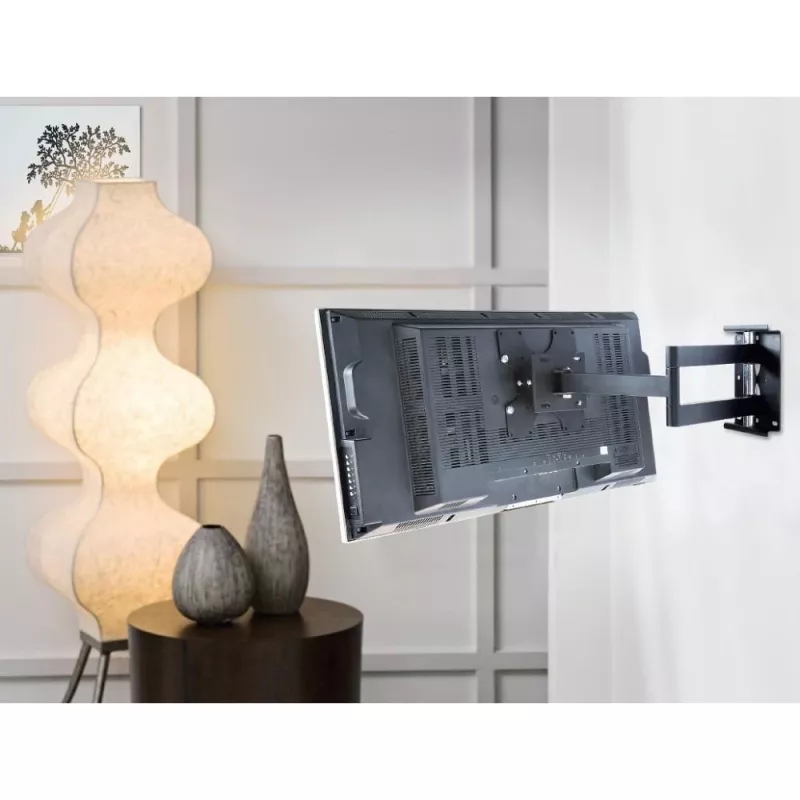 Techly Uchwyt ścienny do LCD LED 19-37'' uchylny 2-przegubowy czarny ICA-LCD 2923B
