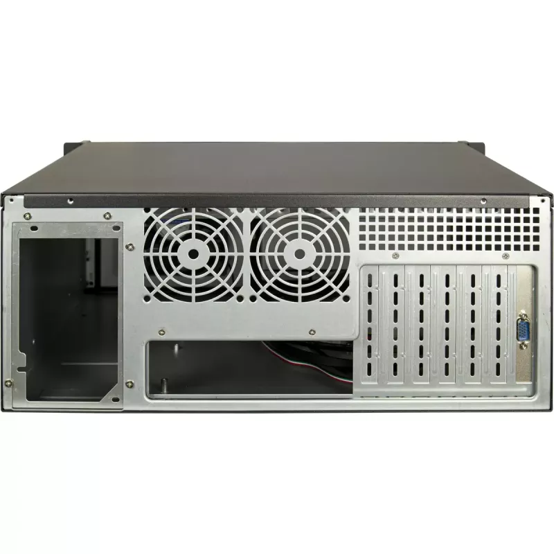 Obudowa serwerowa rack Inter-Tech 4U-4460 TFT Czarna 1x wentylator 120mm 5.25 cala HDD