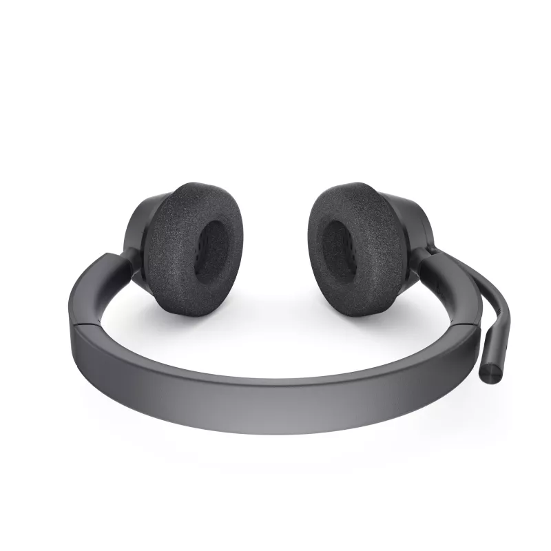 DELL Pro Stereo Headset - WH3022, przewodowy, biuro/centrum obsługi telefonicznej, 96 g, zestaw słuchawkowy, czarny