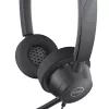 DELL Pro Stereo Headset - WH3022, przewodowy, biuro/centrum obsługi telefonicznej, 96 g, zestaw słuchawkowy, czarny