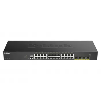 D-Link 24-portowy Gigabitowy inteligentny zarządzalny przełącznik z 4x 10G SFP+