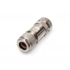 Digitus CAT 6A M12 Jack X-kodowany IP67 Męski Złącze Srebrny Płaski