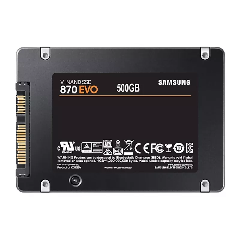 Samsung 870 EVO 500 GB 2.5 cala Serial ATA III V-NAND MLC