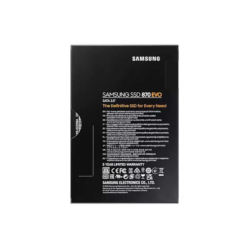 Samsung 870 EVO 500 GB 2.5 cala Serial ATA III V-NAND MLC