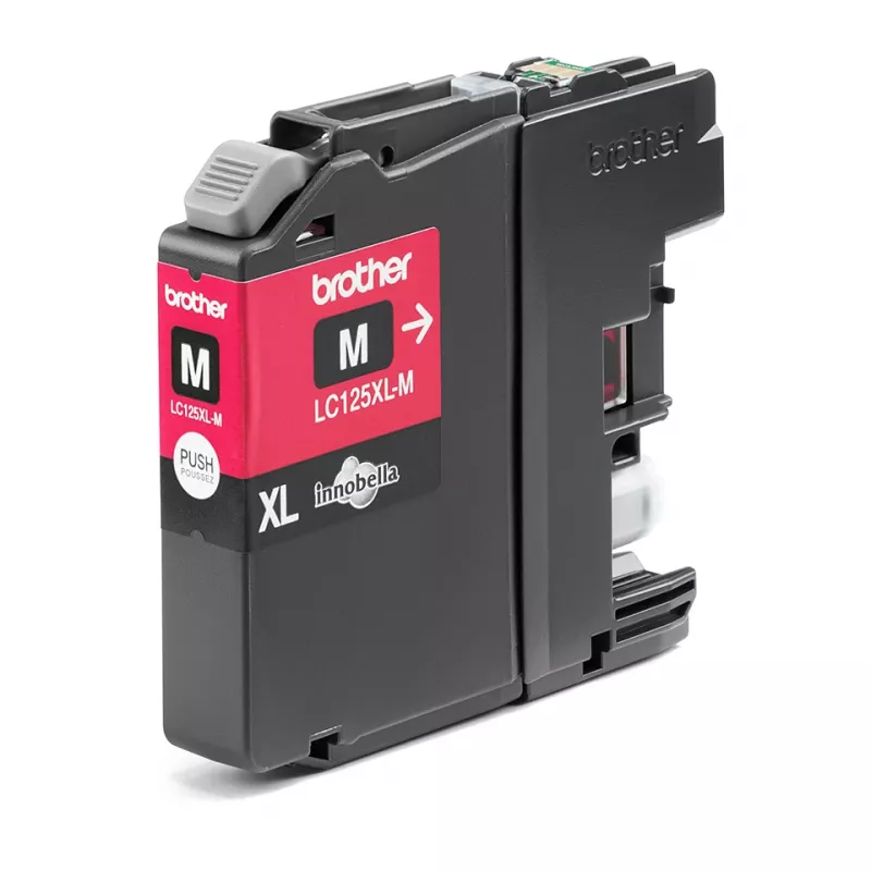Wkład atramentowy Brother LC125XLM 1 szt. Oryginalny Extra (Super) Wysokowydajny purpurowy