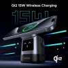 Ładowarka UGREEN 45775 — wewnętrzna bezprzewodowa szybka ładowarka AC, uniwersalna, 1× USB-C, czarna/szara