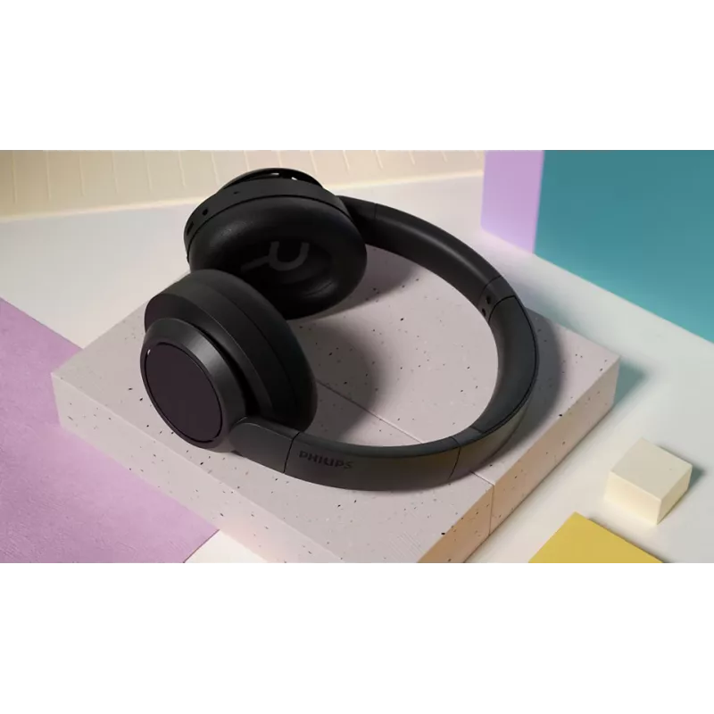 Słuchawki Philips 6000 series TAH6509BK/00 Bezprzewodowe nauszne Rozmowy/Muzyka/Sport/Na co dzień Czarny