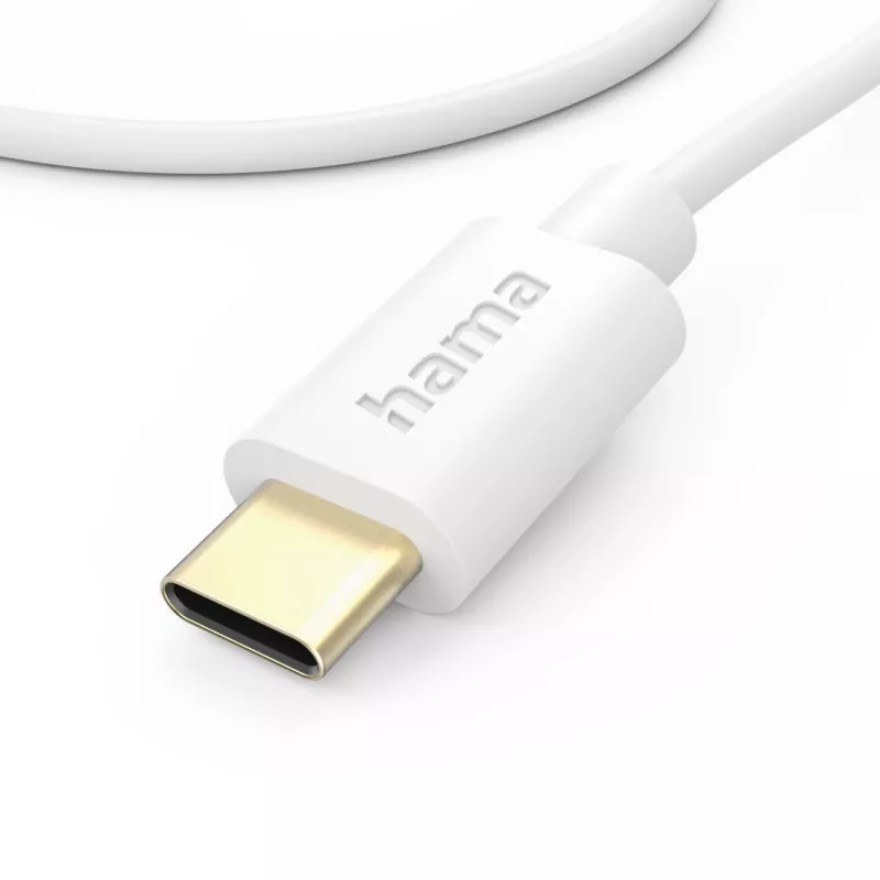 Hama 00201590 Kabel USB USB 2.0 1 m USB C Biały