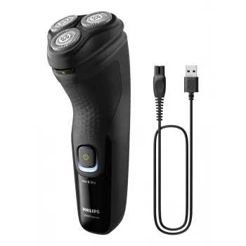 Golarka męska Philips X3021/00, System golący rotacyjny, Trymer, Czarny