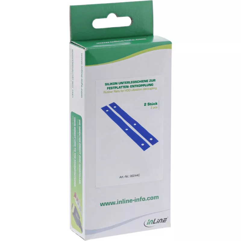 InLine Gumowe Listwy Tłumiące Drgania dla HDD 2 szt. InLine 00244C