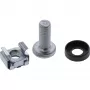 InLine Cage Nut Set M6 50 Cage Nuts + 50 Washers + 50 Screws