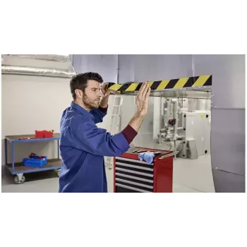 Taśma barykadowa TESA 58133 czarno-żółta 66 m
