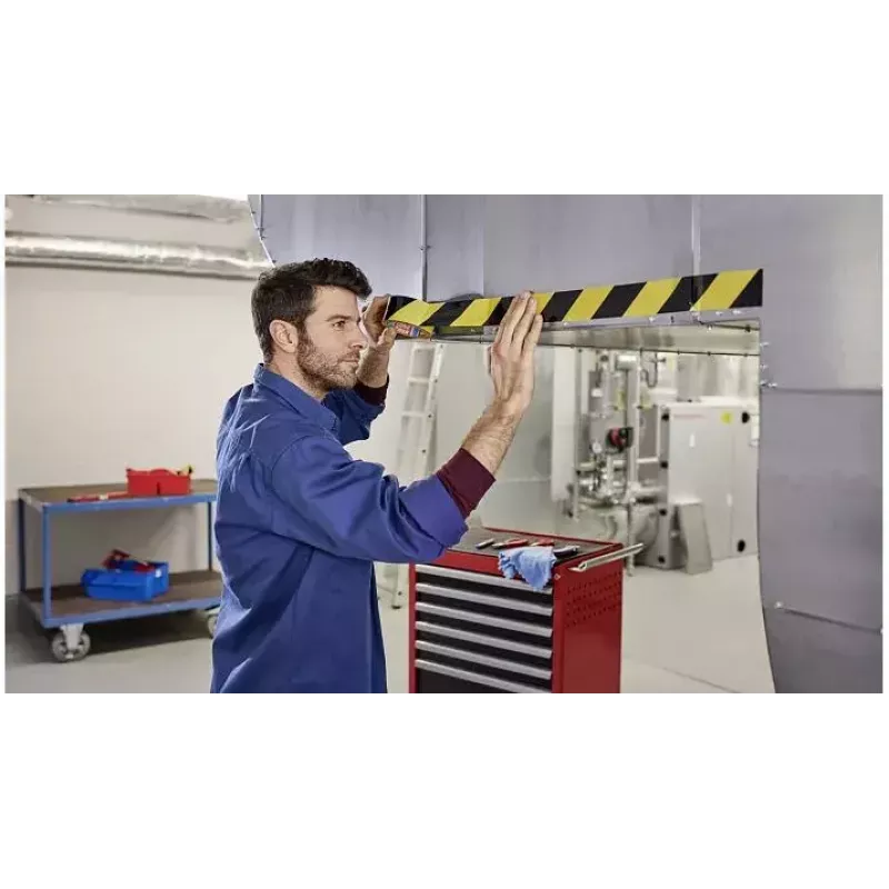 Taśma barykadowa TESA 58133 czarno-żółta 66 m