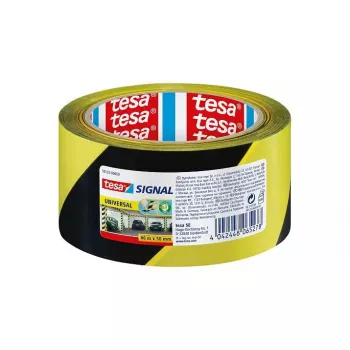 Taśma barykadowa TESA 58133 czarno-żółta 66 m