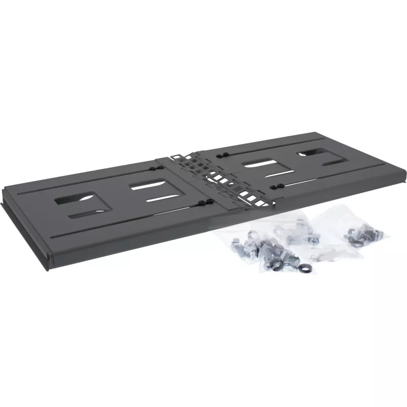 Składana szafa rack InLine 19 cali, 4U, głębokość 24-40 cm, czarna