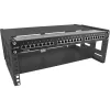 Uchwyt ścienny InLine 19-calowy składany rack 4U głębokość 24-40 cm czarny