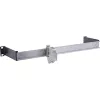 Panel DIN rail InLine 19106C 1U poziomy pionowy stal czarny szary