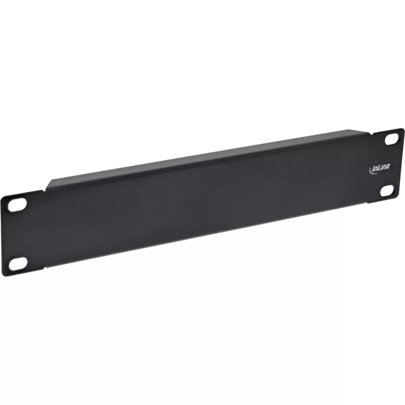 InLine panel zaślepiający 10 cali, 1U, RAL 9005 czarny