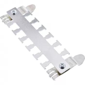 Listwa prowadząca kable InLine do montażu na szynie TH35 (TS35), metalowa
